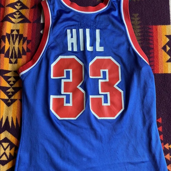 Champion Detroit Pistons jersey #33 Grant Hill - Picture 3 of 3